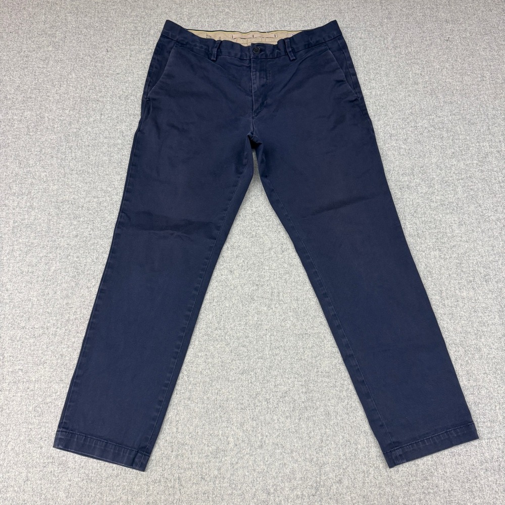 Banana Republic | Chino Pants | 33 x 30 | Navy Blue | Slim Fit Stretch Cotton